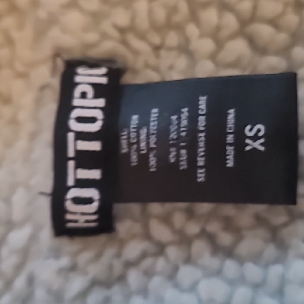Hot Topic distressed sherpa-lined jean jacket size XS - Picture 2 of 4